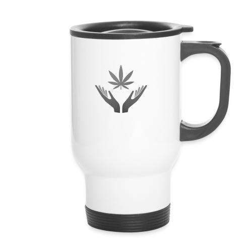 Cannabis-Logo - Tasse isotherme avec poignée