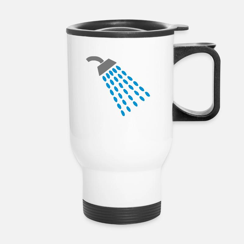 35_sign - Thermal mug with handle - white