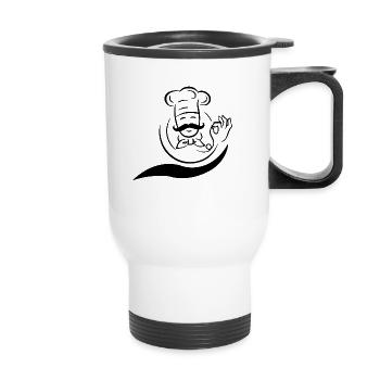 Cuire la cuisine Food - Tasse isotherme avec poignée - blanc - Devant