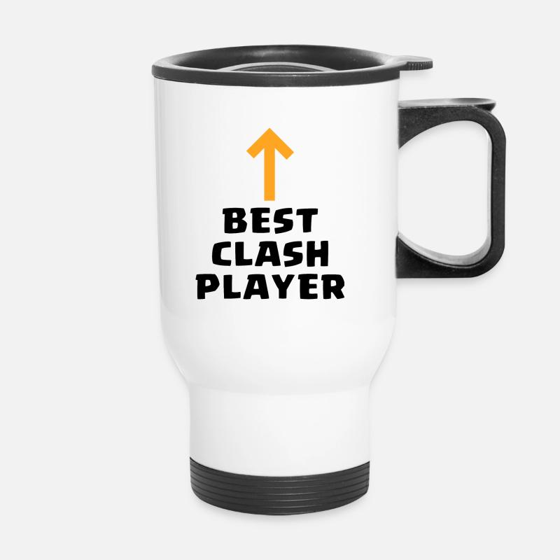 Mobile Game Gift - Best Clash Player - Thermal mug with handle - white