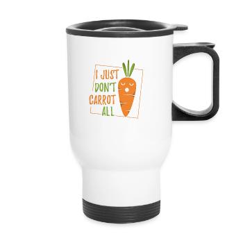I Just Don't Carrot All - Thermobecher mit Tragegriff - Weiß - Vorne