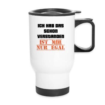 EGAL - Thermobecher mit Tragegriff - Weiß - Vorne