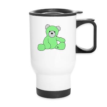 Teddy - Thermal mug with handle - white - Front