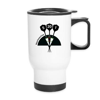 Washing machine - Darts - Dartboard - Thermal mug with handle - white - Front