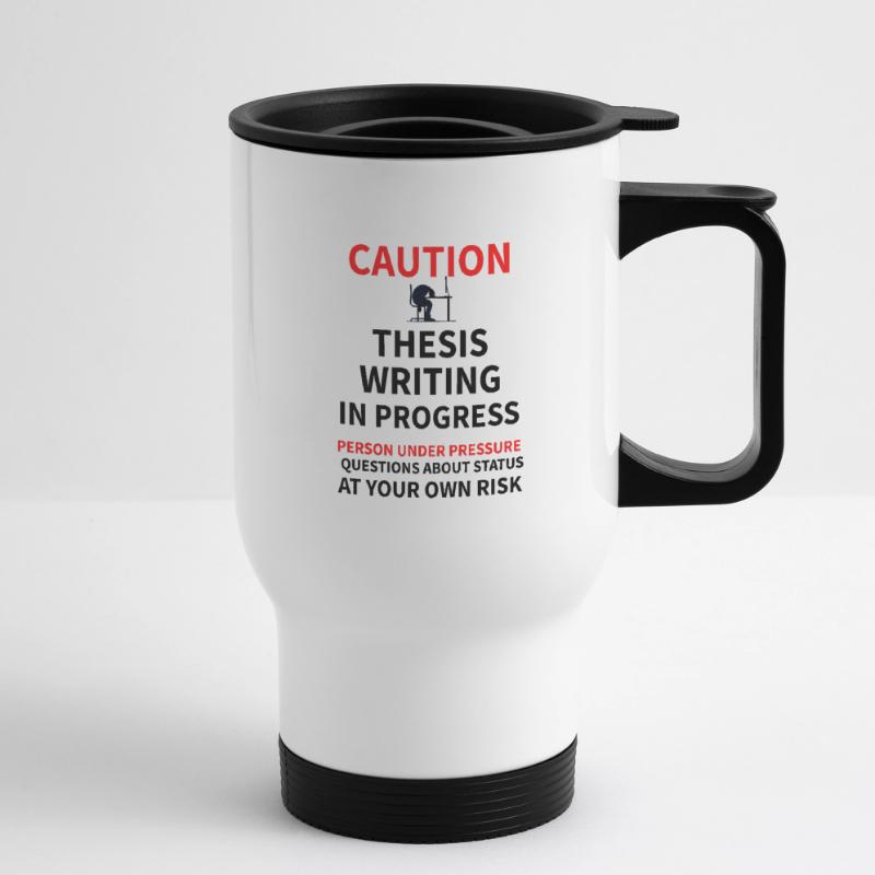 Dissertation PhD thesis | PhD student Thermal mug with handle