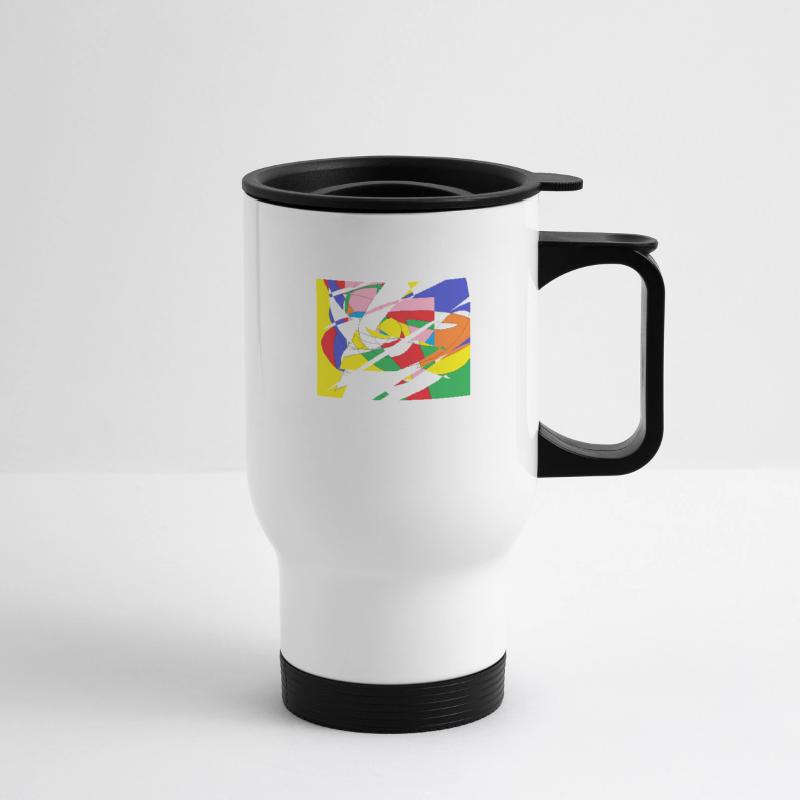 Thermal mug with handle