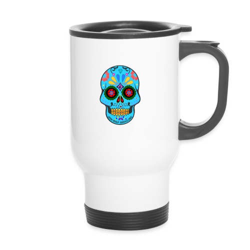 OBS-Skull-Sticker - Thermal mug with handle