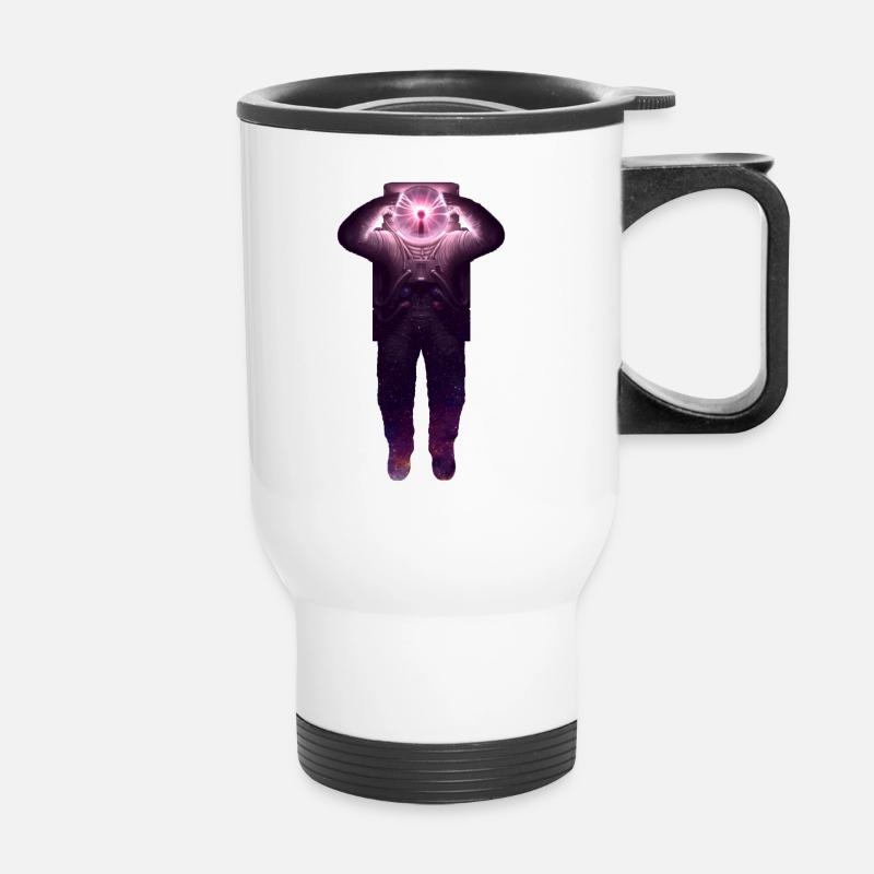 Mind blown - Thermal mug with handle - white