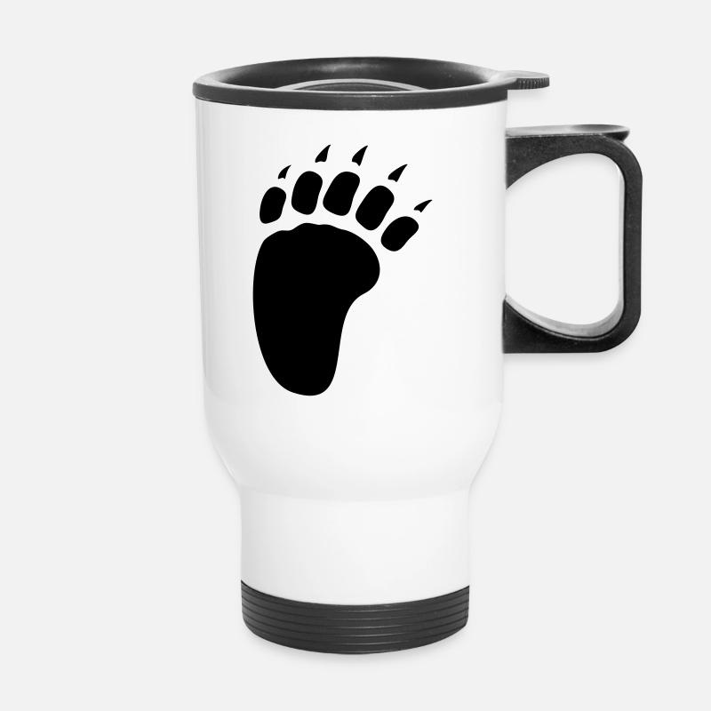 BEARFOOT - Thermobecher mit Tragegriff - Weiß