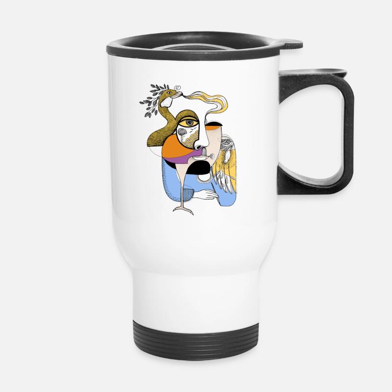 Fenix - Tasse isotherme avec poignée - blanc