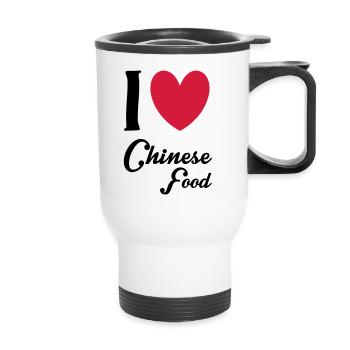 Chinese Food - Tasse isotherme avec poignée - blanc - Devant