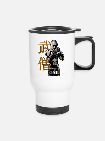 Kung Fu - Thermobecher mit Tragegriff - Weiß
