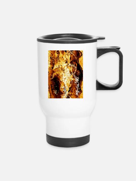 Lava - Thermobecher mit Tragegriff - Weiß