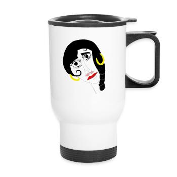 Carmen c. Mejorada - Tasse isotherme avec poignée - blanc - Devant