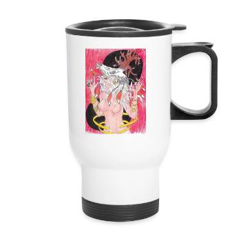 North Witch - Thermal mug with handle - white - Front