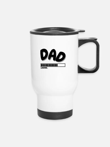 DAD Loading - Thermobecher mit Tragegriff - Weiß