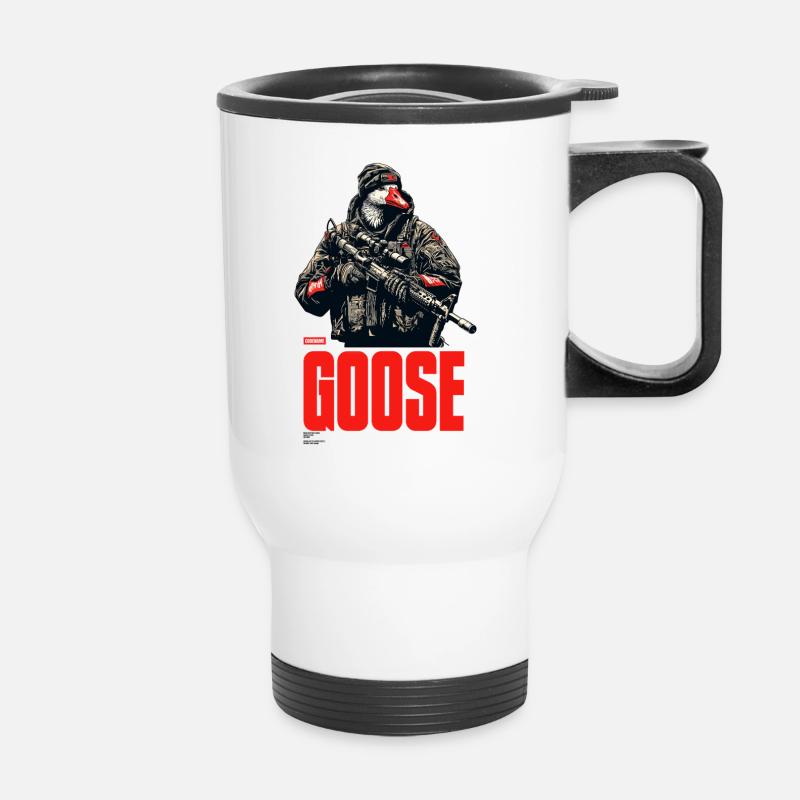 Codename Goose - Thermal mug with handle - white