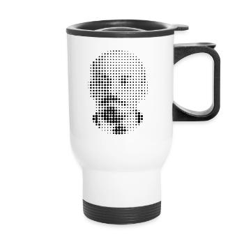 lénine - Tasse isotherme avec poignée - blanc - Devant