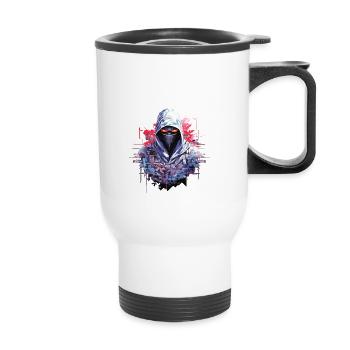 Ninja Game Urbain City Life Mistery Shadow - Thermal mug with handle - white - Front