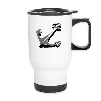 Anchor Northern Germany Hamburg coast Kiel Hanse - Thermal mug with handle - white - Front