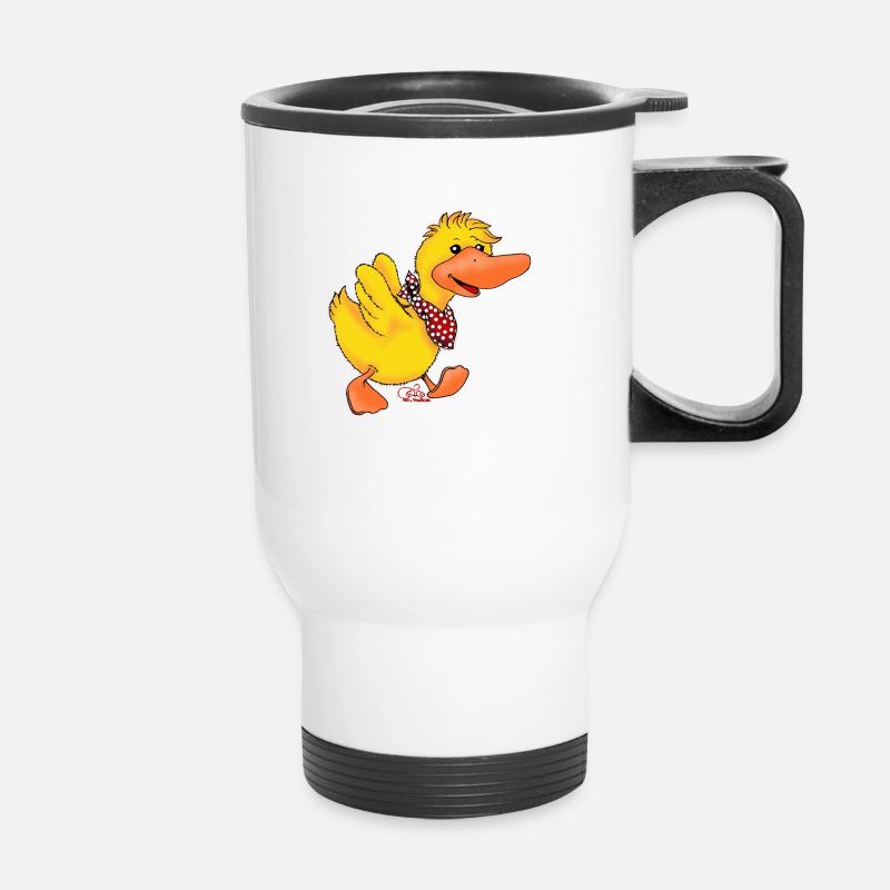 Lisa Schnattchen - Thermal mug with handle - white