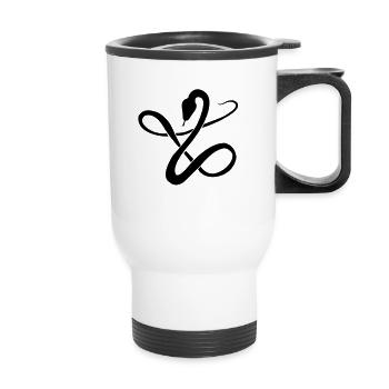 Snake - Thermal mug with handle - white - Front
