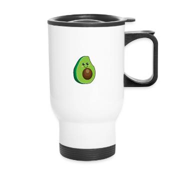 Avocado Avo Partner Couple Friends - Gift Idea - Thermal mug with handle - white - Front