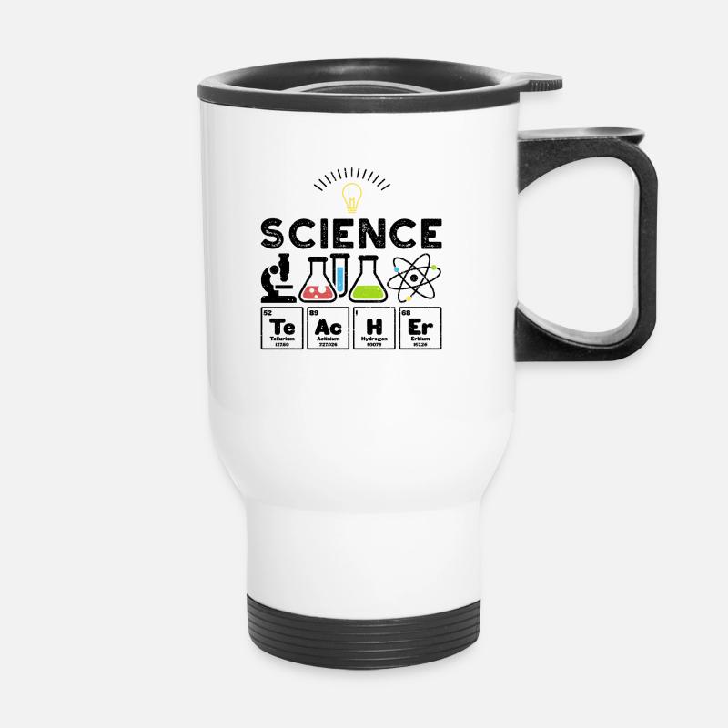 Professeur de sciences - Sciences - Tasse isotherme avec poignée - blanc