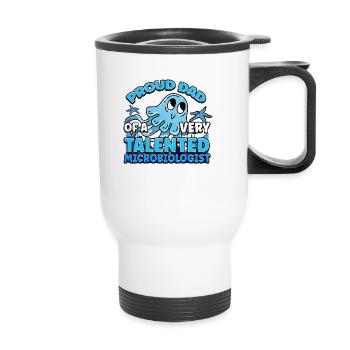 Proud Dad Of A Microbiologist Ocean Scientist - Thermal mug with handle - white - Front