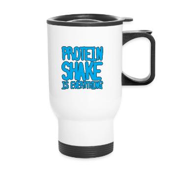 Protein Shake Is Everything - Thermal mug with handle - white - Front
