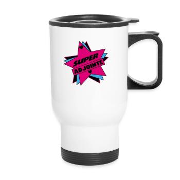 Super ADJOINTE - Tasse isotherme avec poignée - blanc - Devant