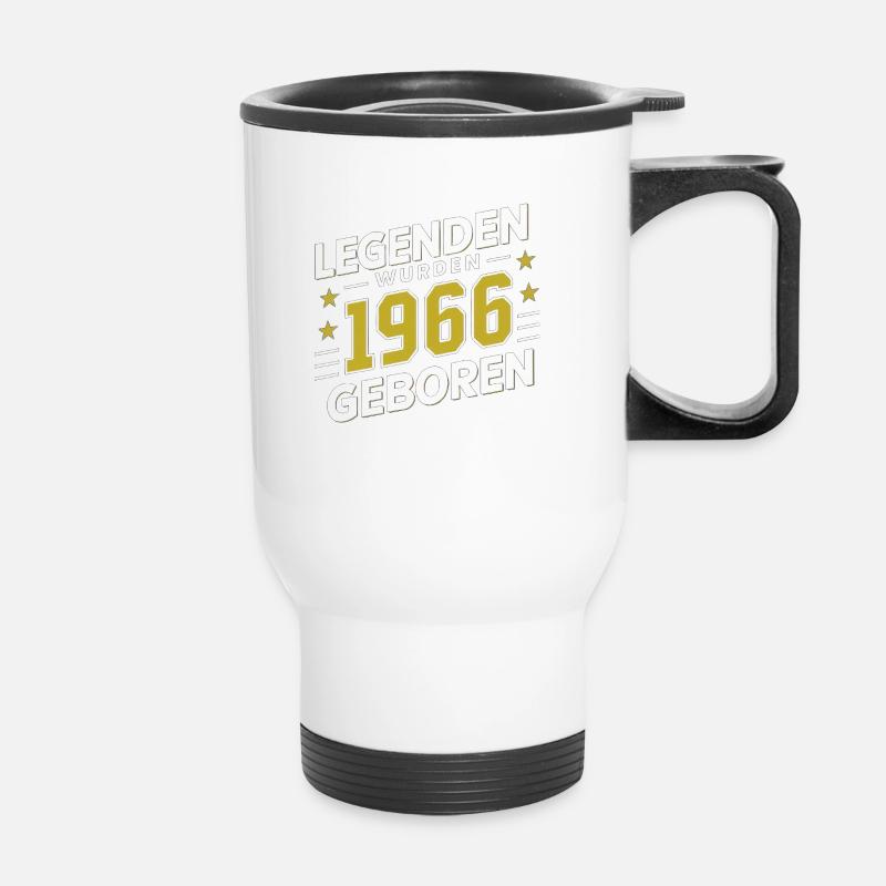 Legenden Wurden 1966 Geboren - Thermobecher mit Tragegriff - Weiß