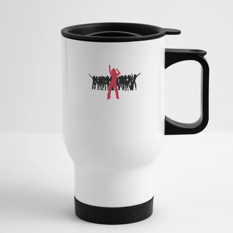 secouer danseuse secousse danse harlem secousse 2c Tasse isotherme avec poignée
