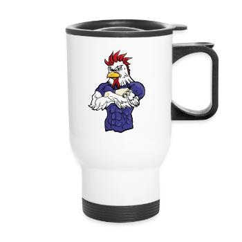 l'Equipe - Tasse isotherme avec poignée - blanc - Devant