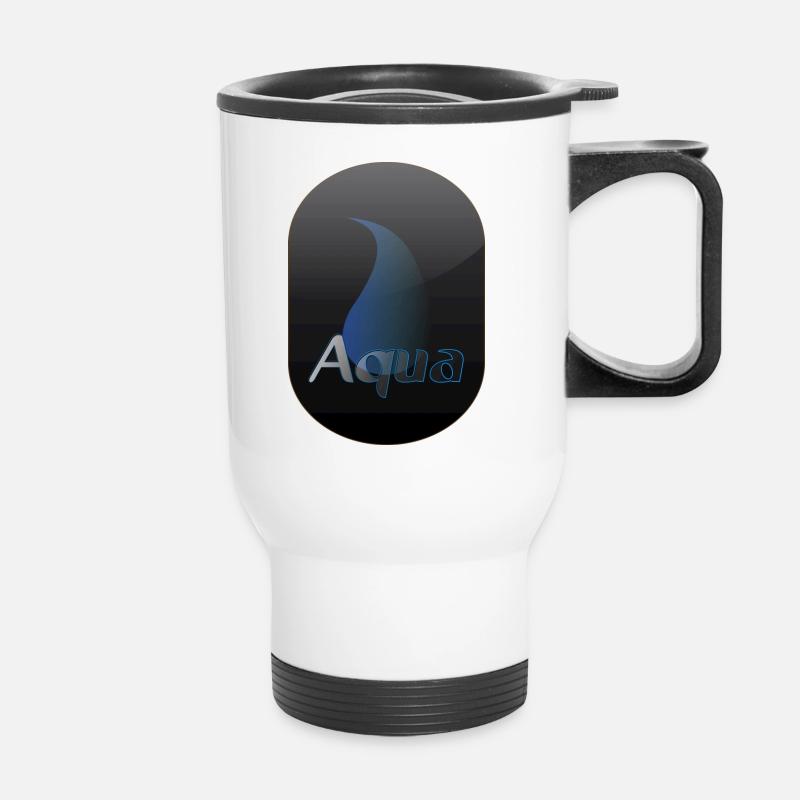 Aqua - Thermobecher mit Tragegriff - Weiß