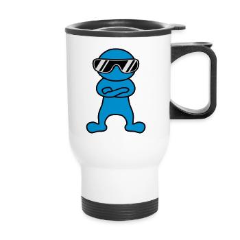 Cool - Tasse isotherme avec poignée - blanc - Devant
