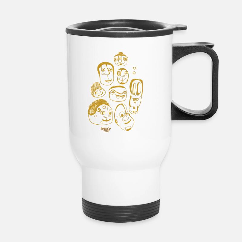 Do you like coffee?! I - Thermobecher mit Tragegriff - Weiß