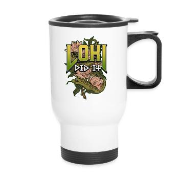 Norse Viking Mythology Design for Viking Warriors - Thermobecher mit Tragegriff - Weiß - Vorne