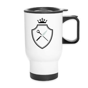Symbole de Koch - Tasse isotherme avec poignée - blanc - Devant