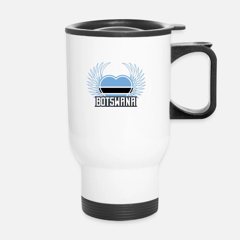 Botswana - Thermobecher mit Tragegriff - Weiß