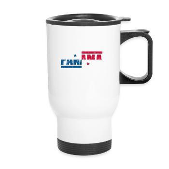 Panama - Thermal mug with handle - white - Front