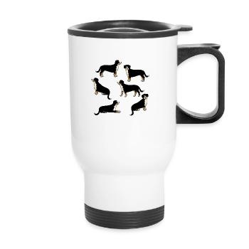 Entlebuch selection - Thermal mug with handle - white - Front