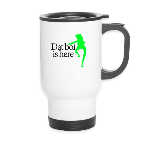 Dat boi shirt Black writing - men - Thermal mug with handle