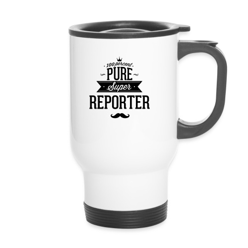 100 Prozent super Reporter - Thermobecher mit Tragegriff