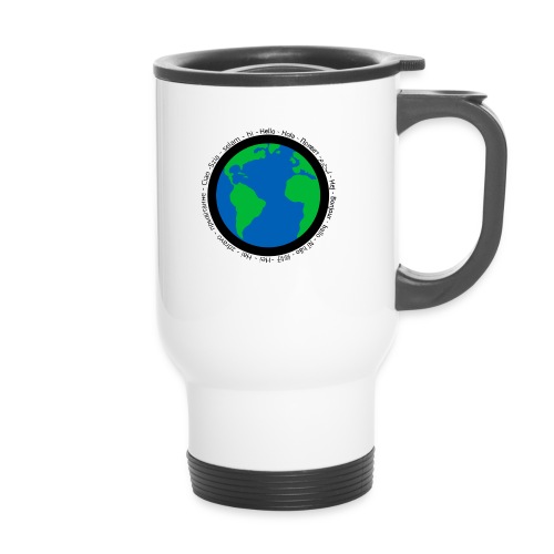 We are the world - Thermal mug with handle