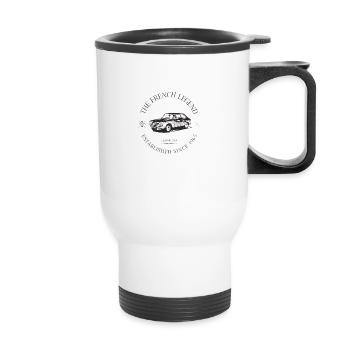  204 FRENCH CAR - Tasse isotherme avec poignée - blanc - Devant