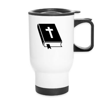 1c Bible - Tasse isotherme avec poignée - blanc - Devant