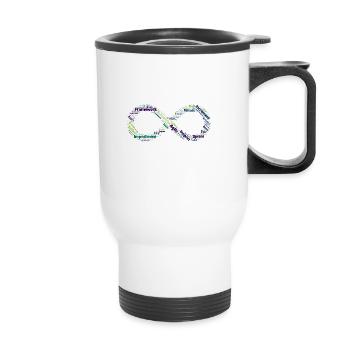 Agile loop - Thermal mug with handle - white - Front