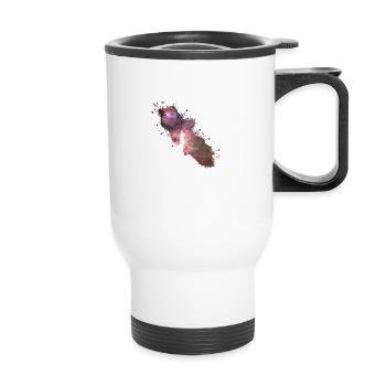 Sternenhimmel Maler Supernova Weltall Sterne 01 - Thermobecher mit Tragegriff - Weiß - Vorne