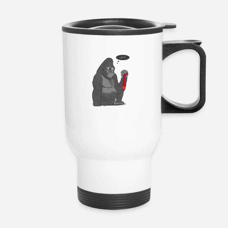 DK??? - Thermal mug with handle - white